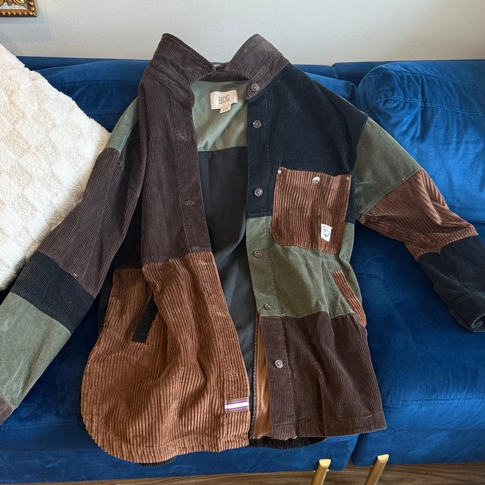 Patchwork Corduroy Jacket - Picture 1 of 1